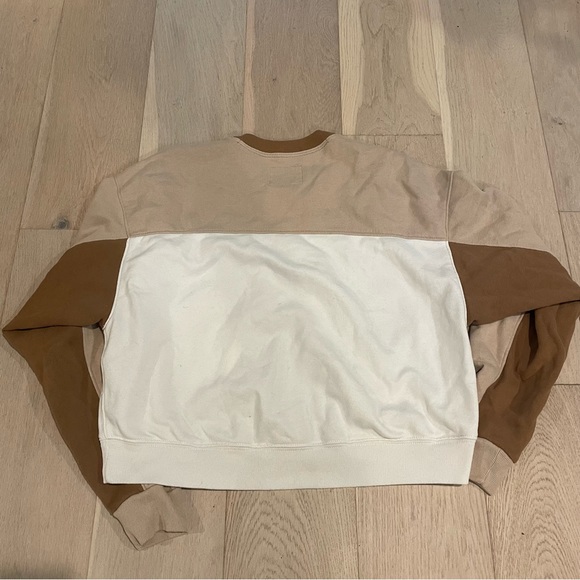 Abercrombie color block cropped sweatshirt - Picture 3 of 3